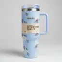 STANLEY BLUE FLORAL THEM TUMBLER