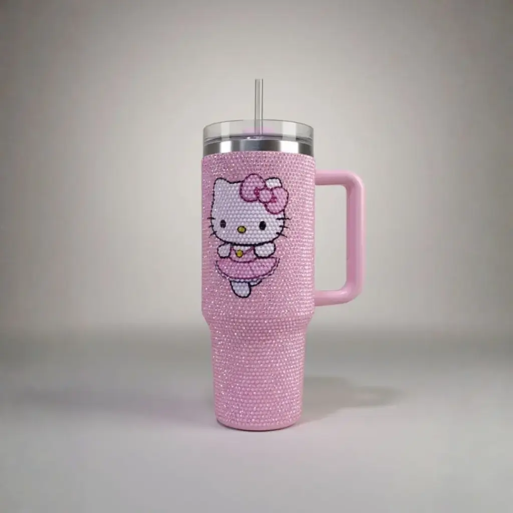 BALLERINA HELLO KITTY CRYSTAL TUMBLER