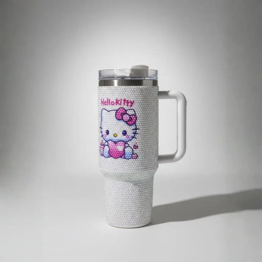 BALLERINA HELLO KITTY CRYSTAL TUMBLER