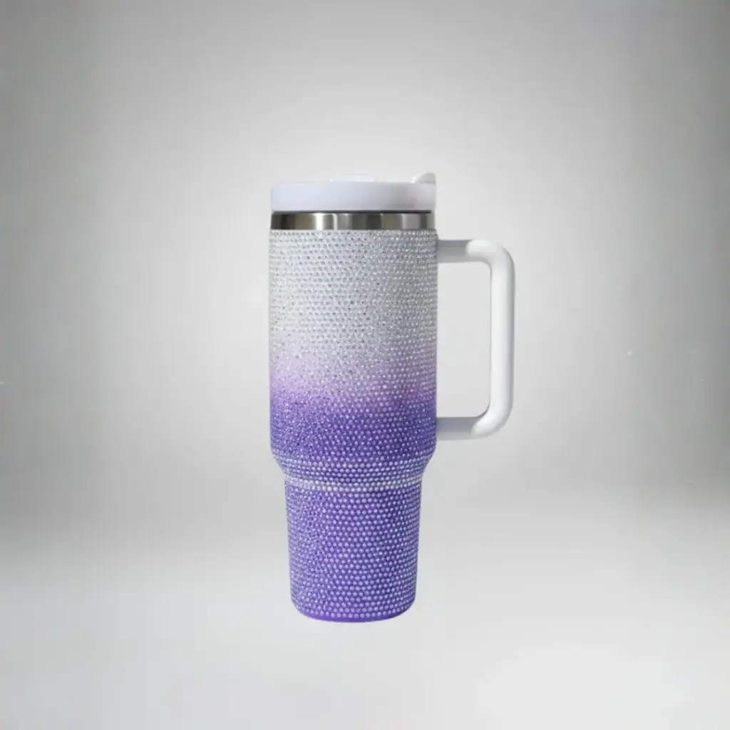 WHITE X PURPLE EDITION SPARKLE TUMBLER