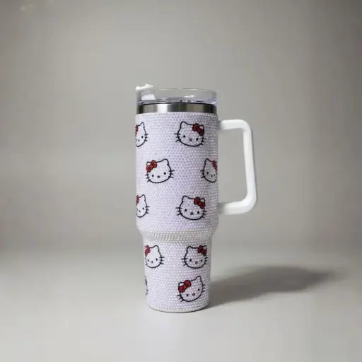 BALLERINA HELLO KITTY CRYSTAL TUMBLER
